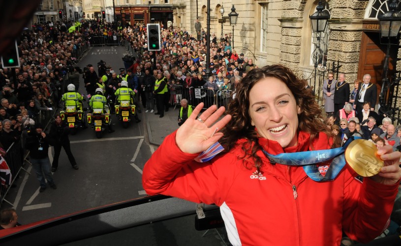 Olympic gold medallist Amy Williams